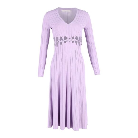 Dion Lee Pinnacle Braid Dress In Purple Viscose - Picture 1 of 3